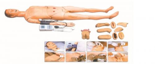 Can a full-functioning caregiver model simulate blood pressure measurement procedures?
