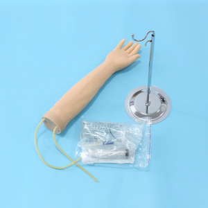 What are the long-term implications of the pediatric venipuncture arm model for medical institutions?