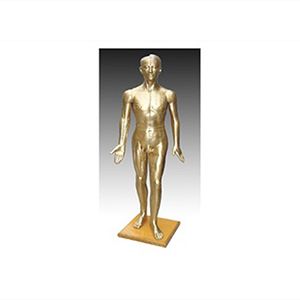 How can antique bronze acupuncture figures help improve the precision of acupuncture skills