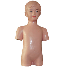 How can the training model of abdominal puncture in children respond quickly and accurately