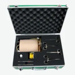 Surface blood vessel ligation hemostatic model, make medical teaching