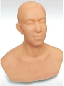 Simulation exercise of acupuncture head training model