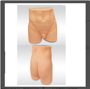 The operation standards for the acupuncture buttock training model