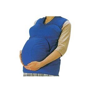 A high-end dressed pregnant woman model